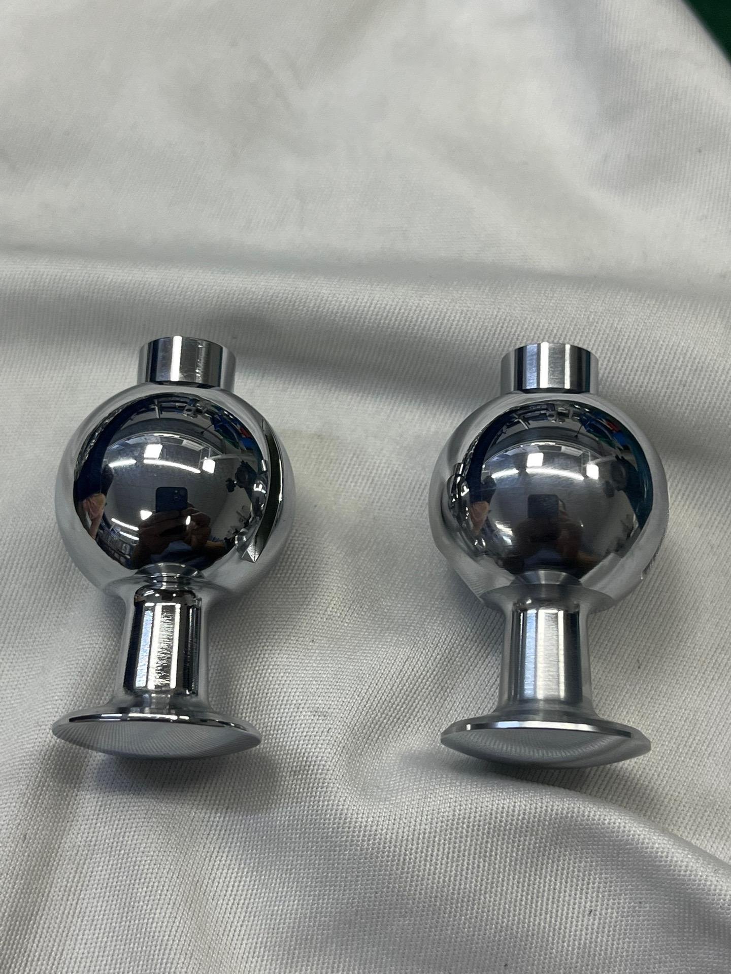 Electroplated custom metal components